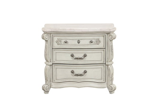 Bianello - Nightstand - Vintage Ivory - Premium Accent Nightstands from New Classic - Just $600! Shop now at brett interiors