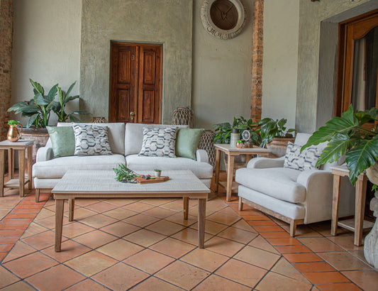 Alfa - Sofa - Almond Gray - Premium Stationary Sofas from International Furniture Direct - Just $1400! Shop now at brett interiors