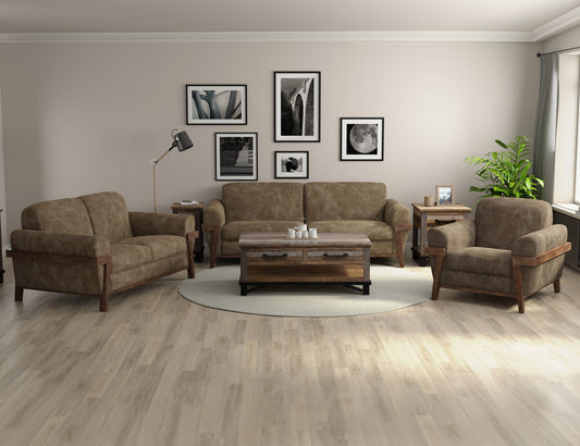 Loft Brown - Sofa - White Smoke - Premium Stationary Sofas from International Furniture Direct - Just $1450! Shop now at brett interiors