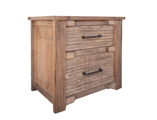 Berlin - Nightstand - Natural Brown - Premium Accent Nightstands from International Furniture Direct - Just $537.50! Shop now at brett interiors