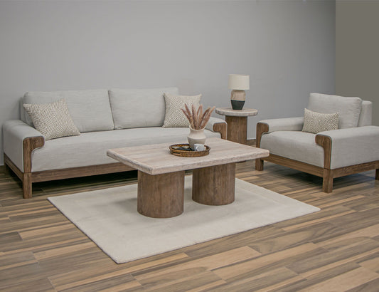 Sedona - Sofa - Light Cream - Premium Stationary Sofas from International Furniture Direct - Just $1575! Shop now at brett interiors