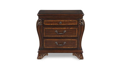Montecito - Nightstand - Cherry - Premium Accent Nightstands from New Classic - Just $375! Shop now at brett interiors