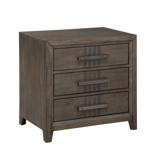 Landon - Nightstand - Walnut - Premium Accent Nightstands from New Classic - Just $275! Shop now at brett interiors