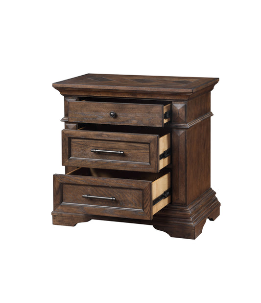 Mar Vista - Nightstand - Walnut - Premium Accent Nightstands from New Classic - Just $450! Shop now at brett interiors