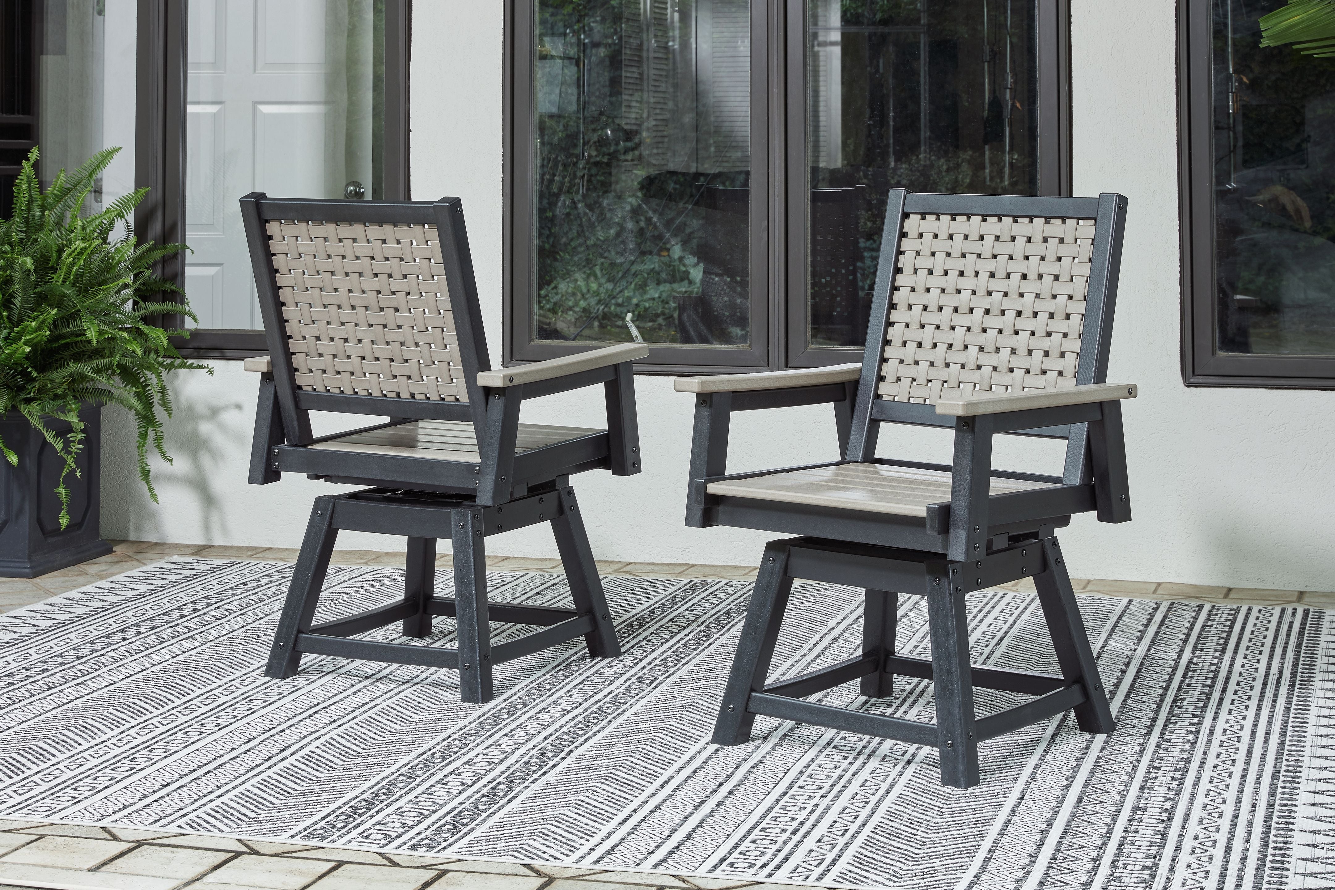 Mount Valley - Black / Driftwood - 7 Pc. - Dining Set - Premium 7 Piece Outdoor Sets from Signature Design by Ashley® - Just $3600.75! Shop now at brett interiors Mount Valley - Black / Driftwood - 7 Pc. - Dining Set - Premium 7 Piece Outdoor Sets from Signature Design by Ashley® - Just $3600.75! Shop now at brett interiors