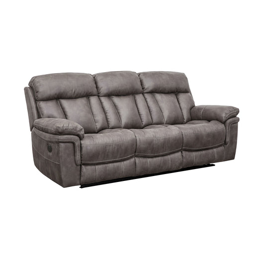 Estelle - Power Reclining Sofa - Gunmetal - Premium Reclining Sofas from Armen Living - Just $2057.50! Shop now at brett interiors