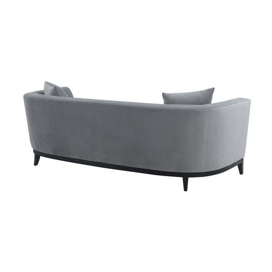 Melange - Velvet Upholstered Sofa - Premium Stationary Sofas from Armen Living - Just $2590! Shop now at brett interiors