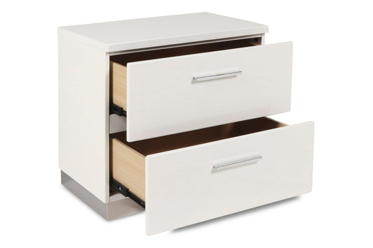 Sapphire - Nightstand - White - Premium Accent Nightstands from New Classic - Just $275! Shop now at brett interiors