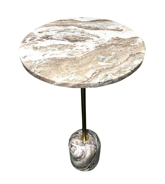 Aoede - Accent Table - Browns / White - Premium Accent Tables from Coast2Coast Home - Just $825! Shop now at brett interiors