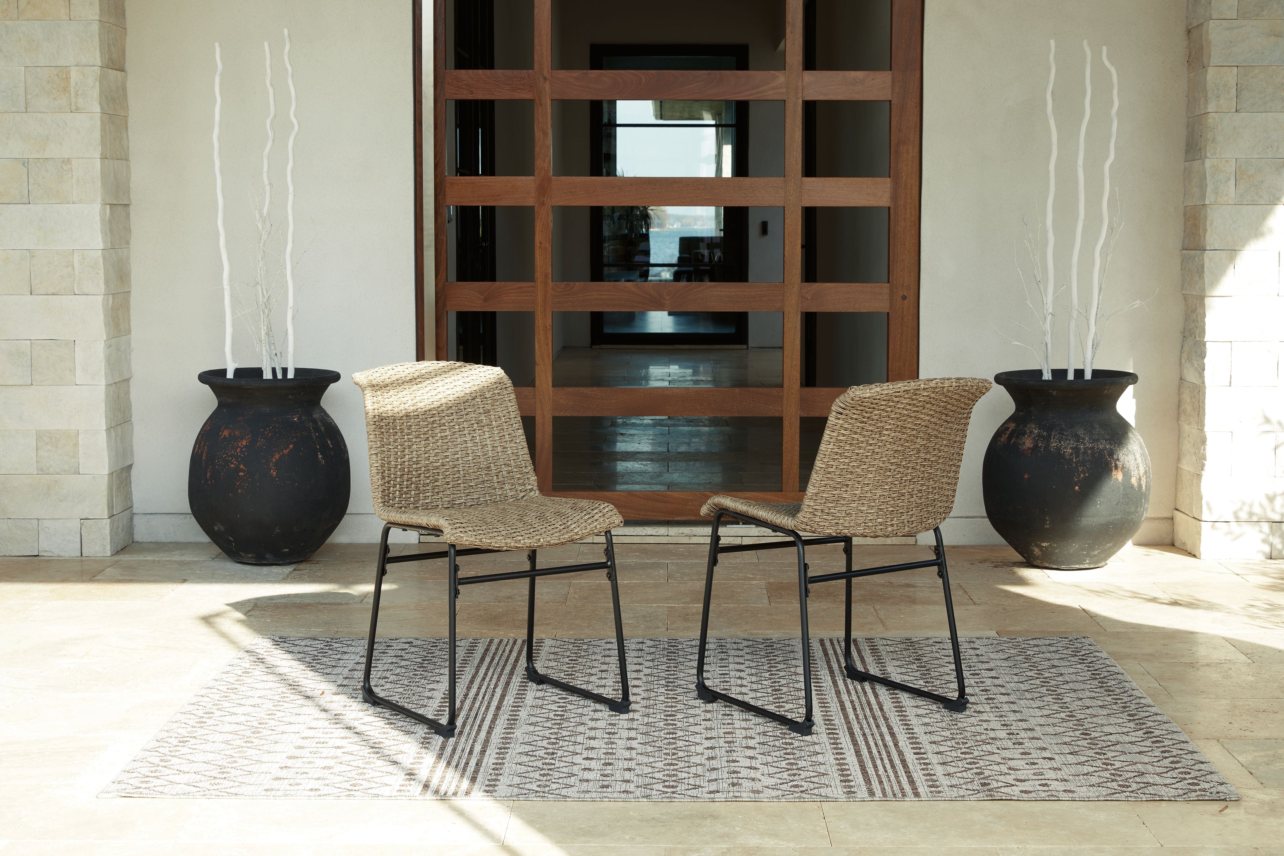 Amaris - Brown / Black - 5 Pc. - Dining Set - Premium 5 Piece Outdoor Sets from Signature Design by Ashley® - Just $895.13! Shop now at brett interiors Amaris - Brown / Black - 5 Pc. - Dining Set - Premium 5 Piece Outdoor Sets from Signature Design by Ashley® - Just $895.13! Shop now at brett interiors