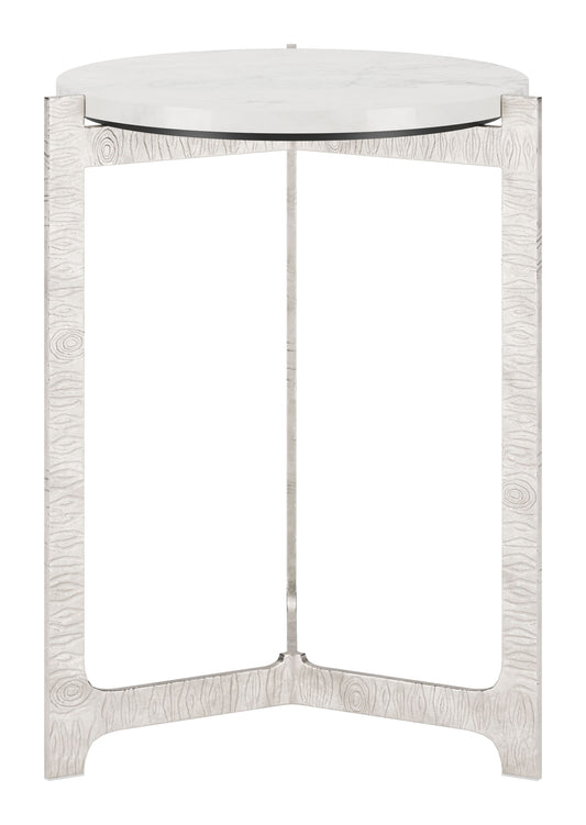 Barmas - Side Table - White / Silver - Premium Side Tables from Zuo Modern - Just $975! Shop now at brett interiors