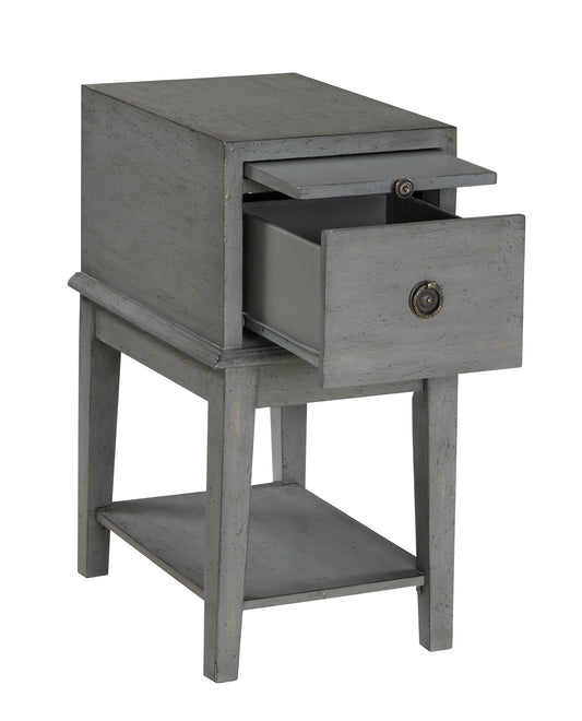 Alfie - One Drawer Chairside Chest - Joplin Texture Gray - Premium Chair Side Tables from Coast2Coast Home - Just $907.50! Shop now at brett interiors