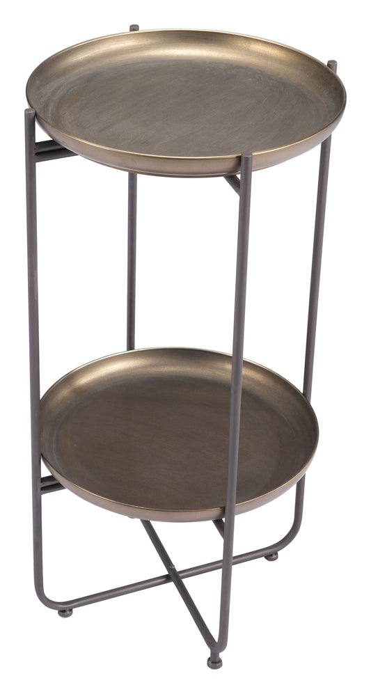 Bronson - Accent Table - Bronze - Premium Accent Tables from Zuo Modern - Just $400! Shop now at brett interiors