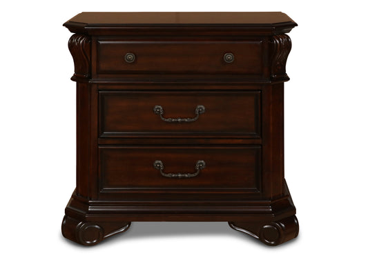 Emilie - Nightstand - Tudor Brown - Premium Accent Nightstands from New Classic - Just $375! Shop now at brett interiors