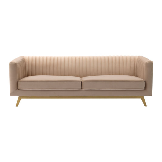 Liv - Modern Velvet Sofa - Premium Stationary Sofas from Armen Living - Just $1432.50! Shop now at brett interiors