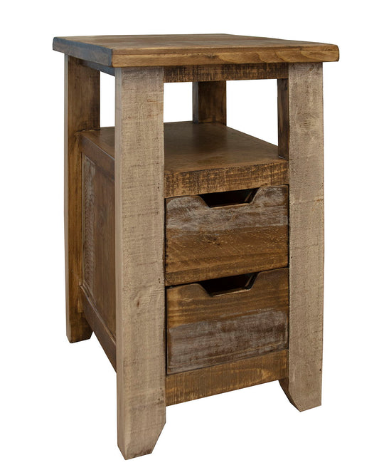 Antique - Chairside Table - Premium Chair Side Tables from International Furniture Direct - Just $267.50! Shop now at brett interiors