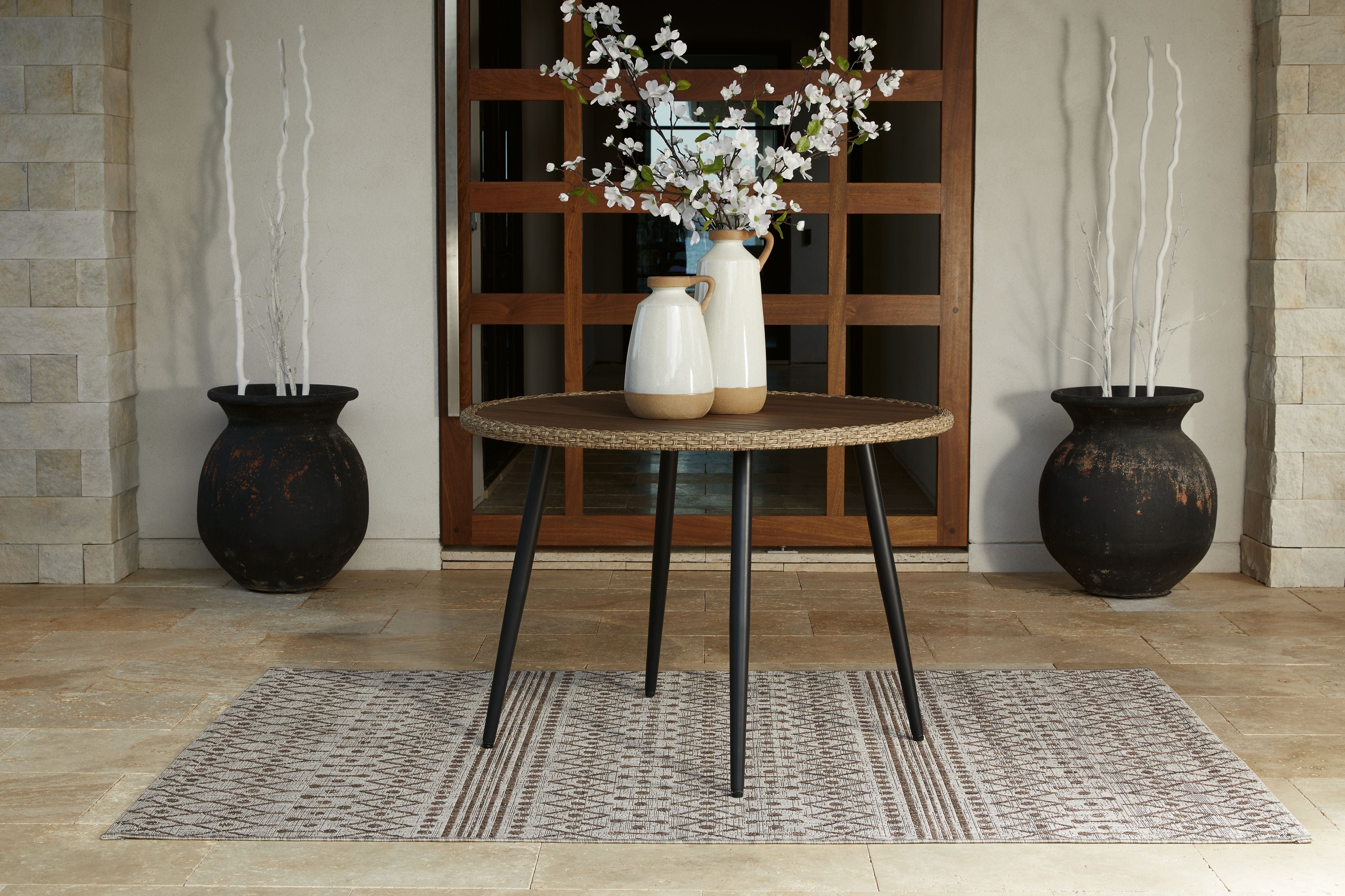 Amaris - Brown / Black - 5 Pc. - Dining Set - Premium 5 Piece Outdoor Sets from Signature Design by Ashley® - Just $895.13! Shop now at brett interiors Amaris - Brown / Black - 5 Pc. - Dining Set - Premium 5 Piece Outdoor Sets from Signature Design by Ashley® - Just $895.13! Shop now at brett interiors