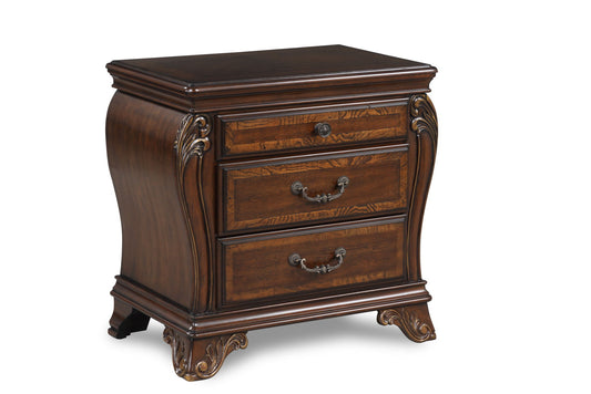 Montecito - Nightstand - Cherry - Premium Accent Nightstands from New Classic - Just $375! Shop now at brett interiors