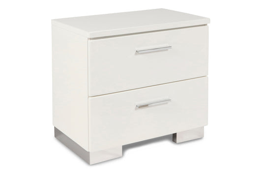 Sapphire - Nightstand - White - Premium Accent Nightstands from New Classic - Just $275! Shop now at brett interiors