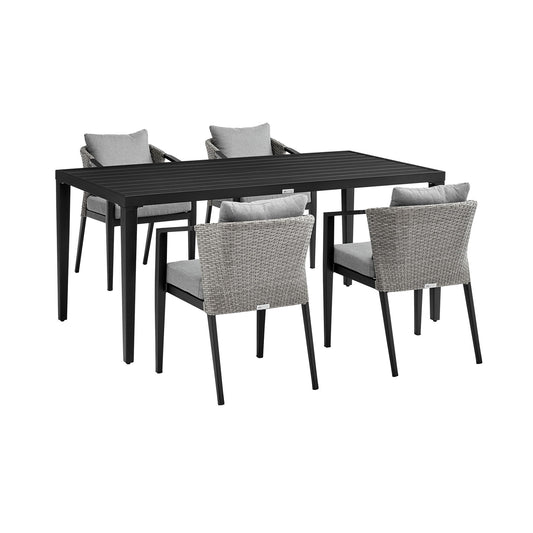 Palma - Outdoor Patio Dining Table Set With Cushions - Premium 7 Piece Outdoor Sets from Armen Living - Just $4292.50! Shop now at brett interiors