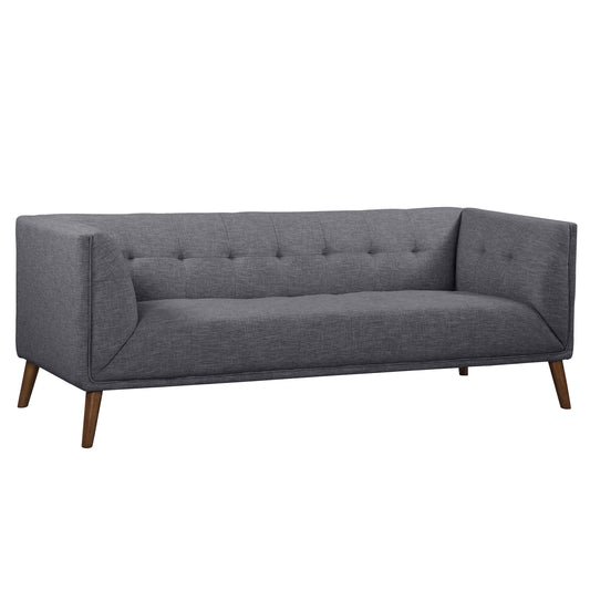 Hudson - Mid-Century Button - Tufted Sofa - Premium Stationary Sofas from Armen Living - Just $1287.50! Shop now at brett interiors