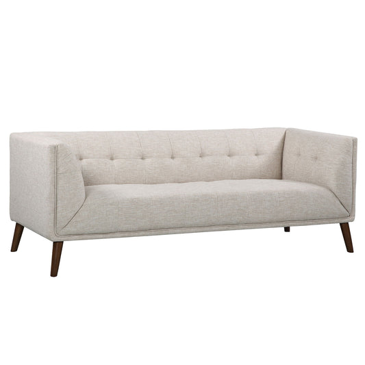 Hudson - Mid-Century Button - Tufted Sofa - Premium Stationary Sofas from Armen Living - Just $1287.50! Shop now at brett interiors