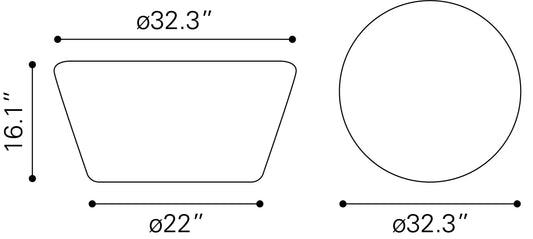Durban - Coffee Table - Black - Premium Coffee Tables from Zuo Modern - Just $1600! Shop now at brett interiors