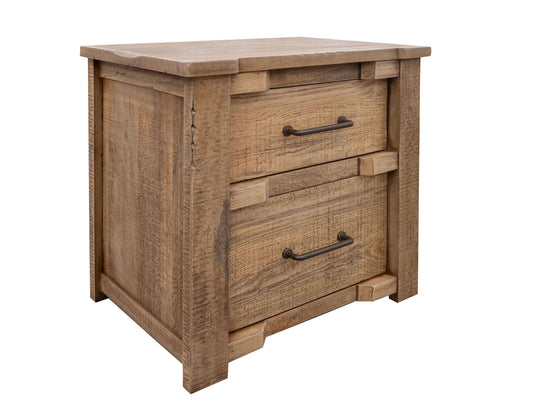 Berlin - Nightstand - Natural Brown - Premium Accent Nightstands from International Furniture Direct - Just $537.50! Shop now at brett interiors