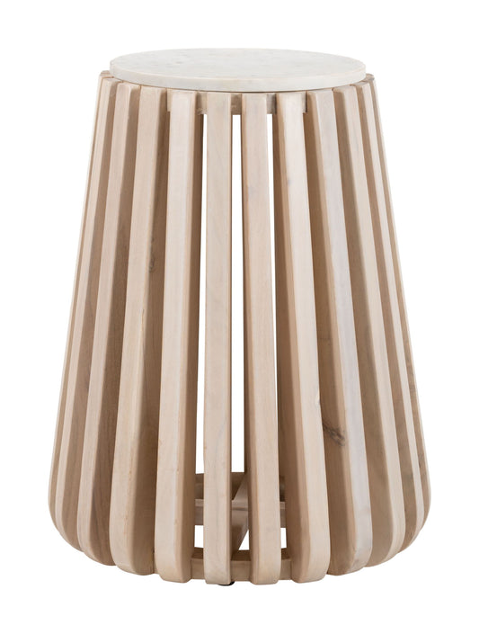Cyprus - Side Table - White / Natural - Premium Side Tables from Zuo Modern - Just $875! Shop now at brett interiors
