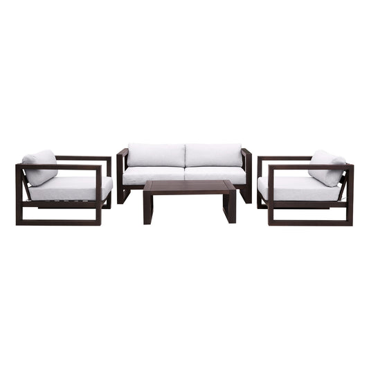 Paradise - Outdoor Sofa Seating Set - Premium 4 Piece Outdoor Sets from Armen Living - Just $5905! Shop now at brett interiors