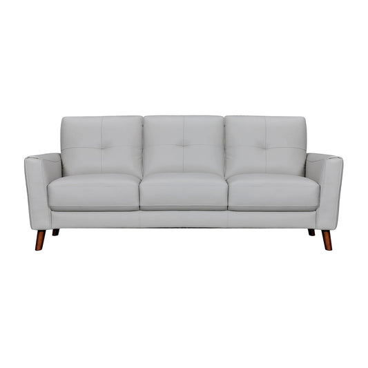 Almafi - 82" Leather Sofa - Premium Stationary Sofas from Armen Living - Just $3010! Shop now at brett interiors