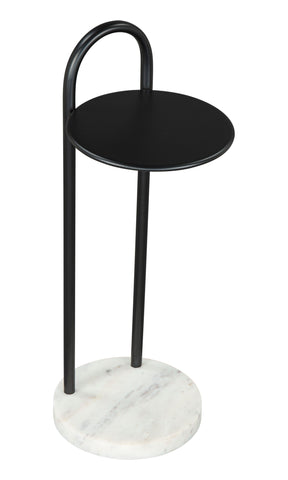 Christian - Side Table - Black / White - Premium Chair Side Tables from Zuo Modern - Just $275! Shop now at brett interiors