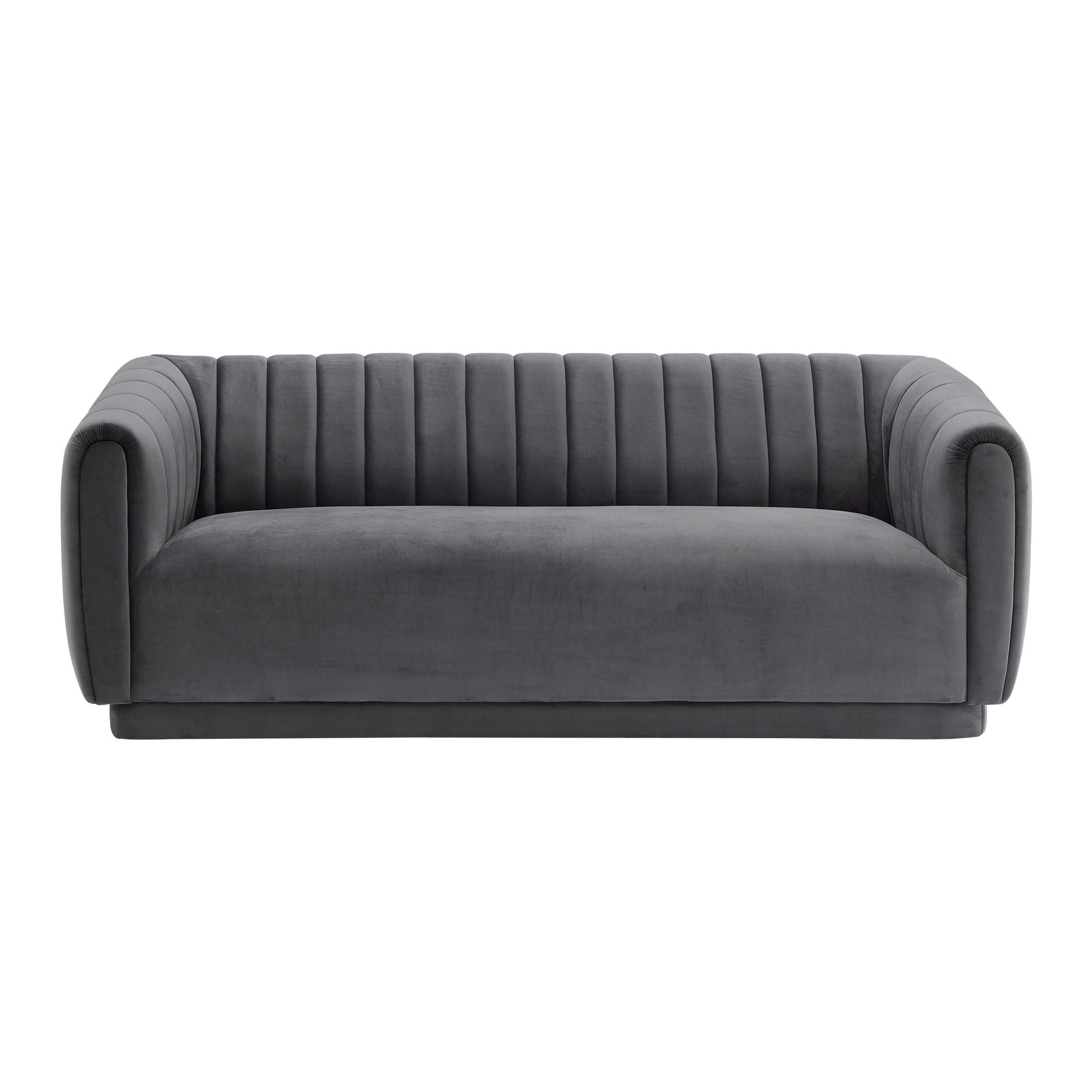 Kinsley - Modern Velvet Sofa - Premium Stationary Sofas from Armen Living - Just $1382.50! Shop now at brett interiors