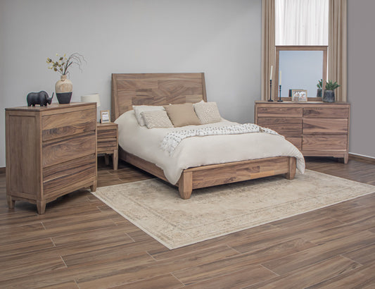 Parota Nova - Nightstand - Brown Cappuccino - Premium Accent Nightstands from International Furniture Direct - Just $537.50! Shop now at brett interiors