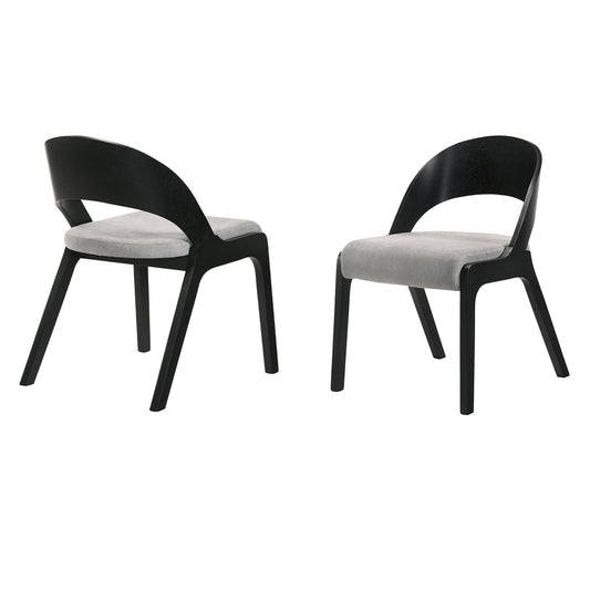 Polly - Mid-Century Upholstered Dining Chairs - (Set of 2) - Premium Chair Sets from Armen Living - Just $425! Shop now at brett interiors