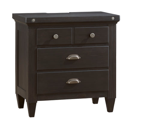 Sierra - Drawer Nightstand - Obsidian - Premium Accent Nightstands from Magnussen Furniture - Just $657.50! Shop now at brett interiors