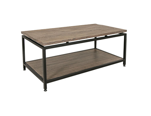 Blacksmith - Cocktail Table - Truffle Brown / Oil Black - Premium Cocktail Tables from International Furniture Direct - Just $687.50! Shop now at brett interiors