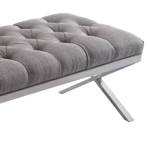 Milo - Bench - Premium Upholstered Benches from Armen Living - Just $752.50! Shop now at brett interiors