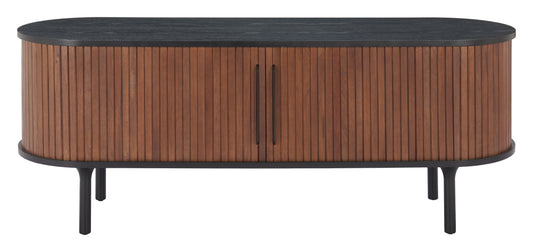 Koriana - Entertainment Stand - Black - Premium TV Stands from Zuo Modern - Just $2100! Shop now at brett interiors