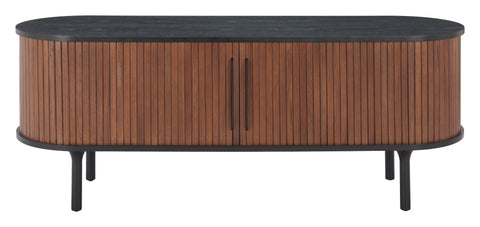 Koriana - Entertainment Stand - Black - Premium TV Stands from Zuo Modern - Just $2100! Shop now at brett interiors
