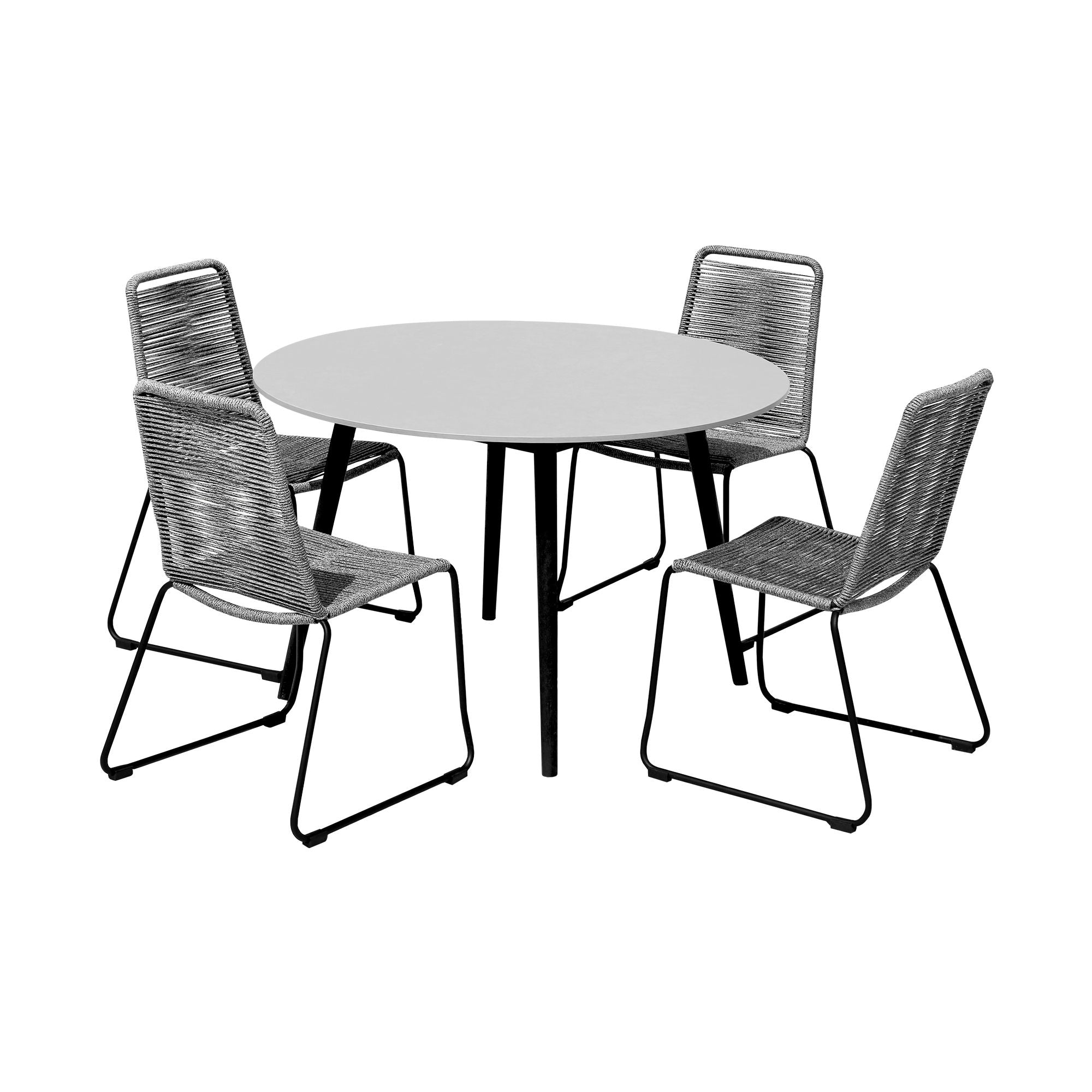 Kylie And Shasta - Outdoor Patio Dining Set - Premium 3 Piece Outdoor Sets from Armen Living - Just $1245! Shop now at brett interiors