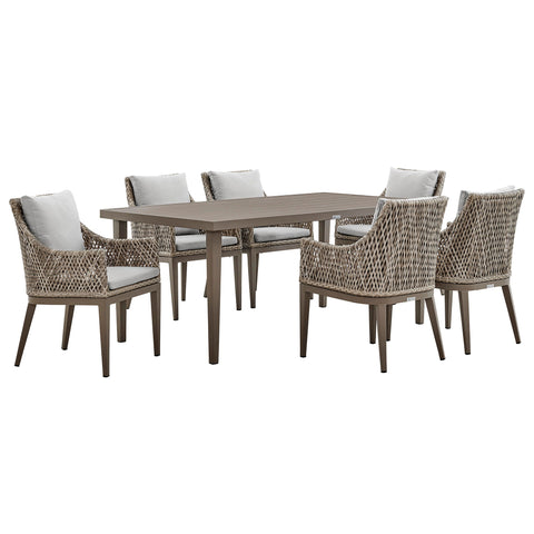 Grenada - Outdoor Dining Set - Premium 5 Piece Outdoor Sets from Armen Living - Just $4622.50! Shop now at brett interiors