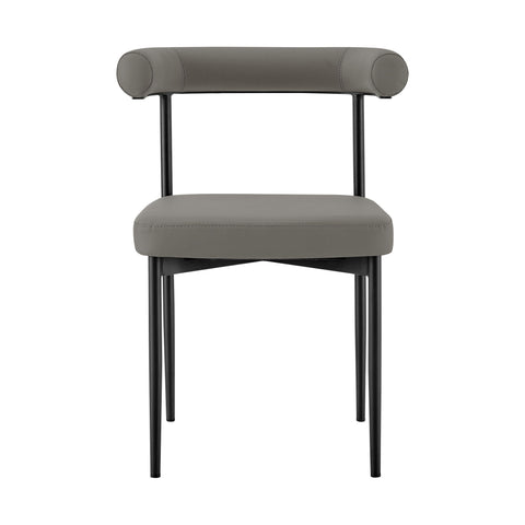 Shannon - Dining Chair (Set of 2) - Black Legs - Premium Chair Sets from Armen Living - Just $700! Shop now at brett interiors