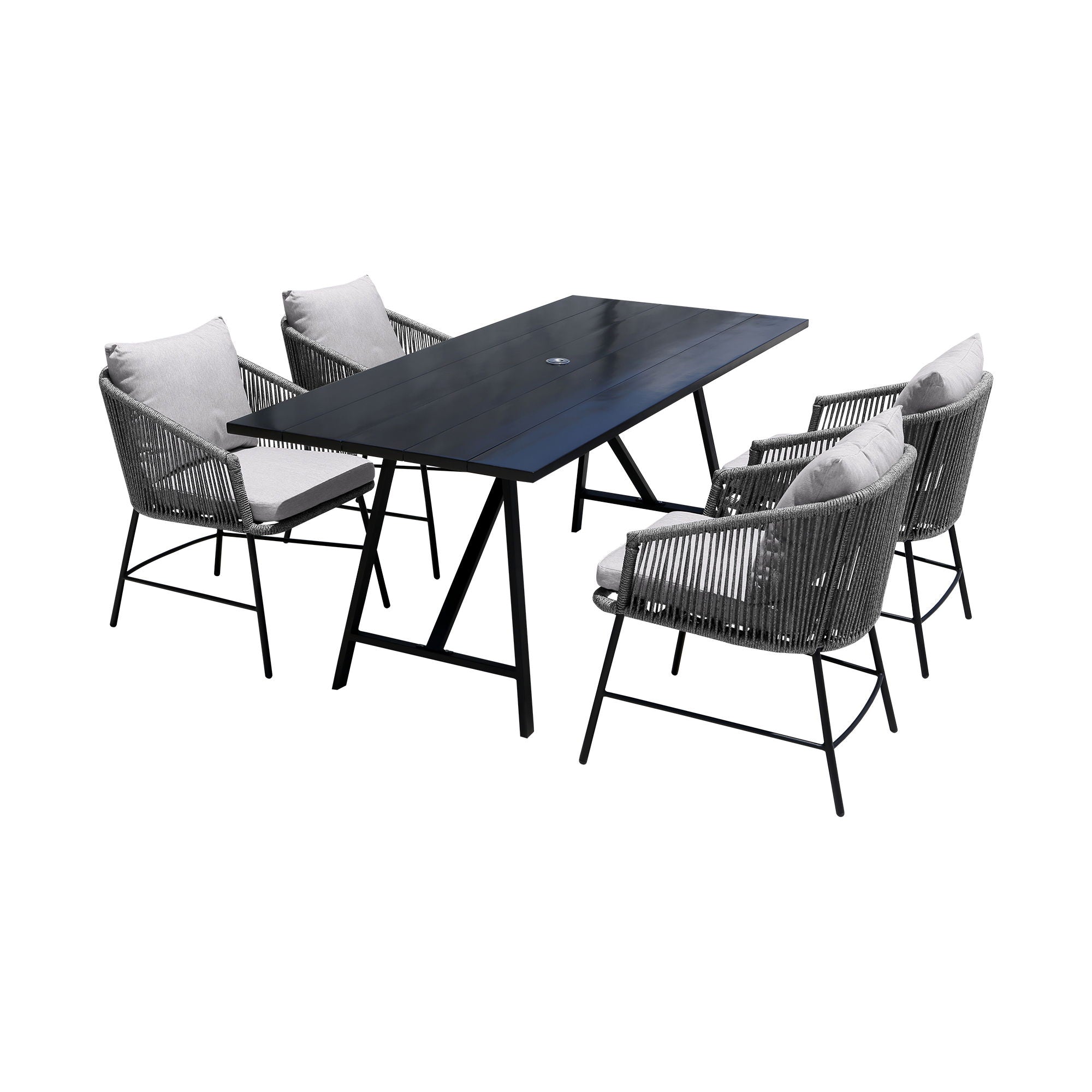 Frinton And Calica - Dining Set - Premium 5 Piece Outdoor Sets from Armen Living - Just $3332.50! Shop now at brett interiors