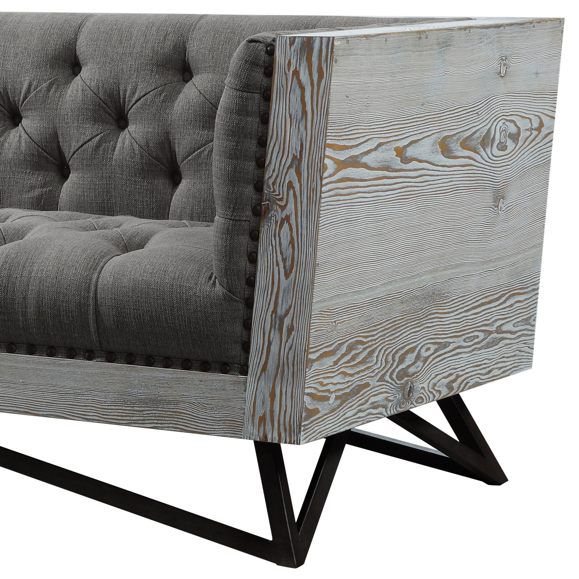 Regis - Contemporary Sofa - Premium Stationary Sofas from Armen Living - Just $2682.50! Shop now at brett interiors