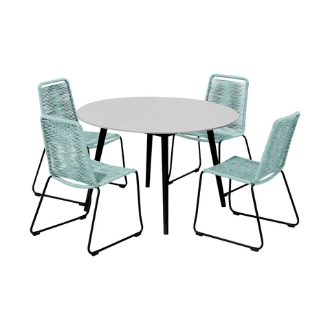 Kylie And Shasta - Outdoor Patio Dining Set - Premium 3 Piece Outdoor Sets from Armen Living - Just $1245! Shop now at brett interiors