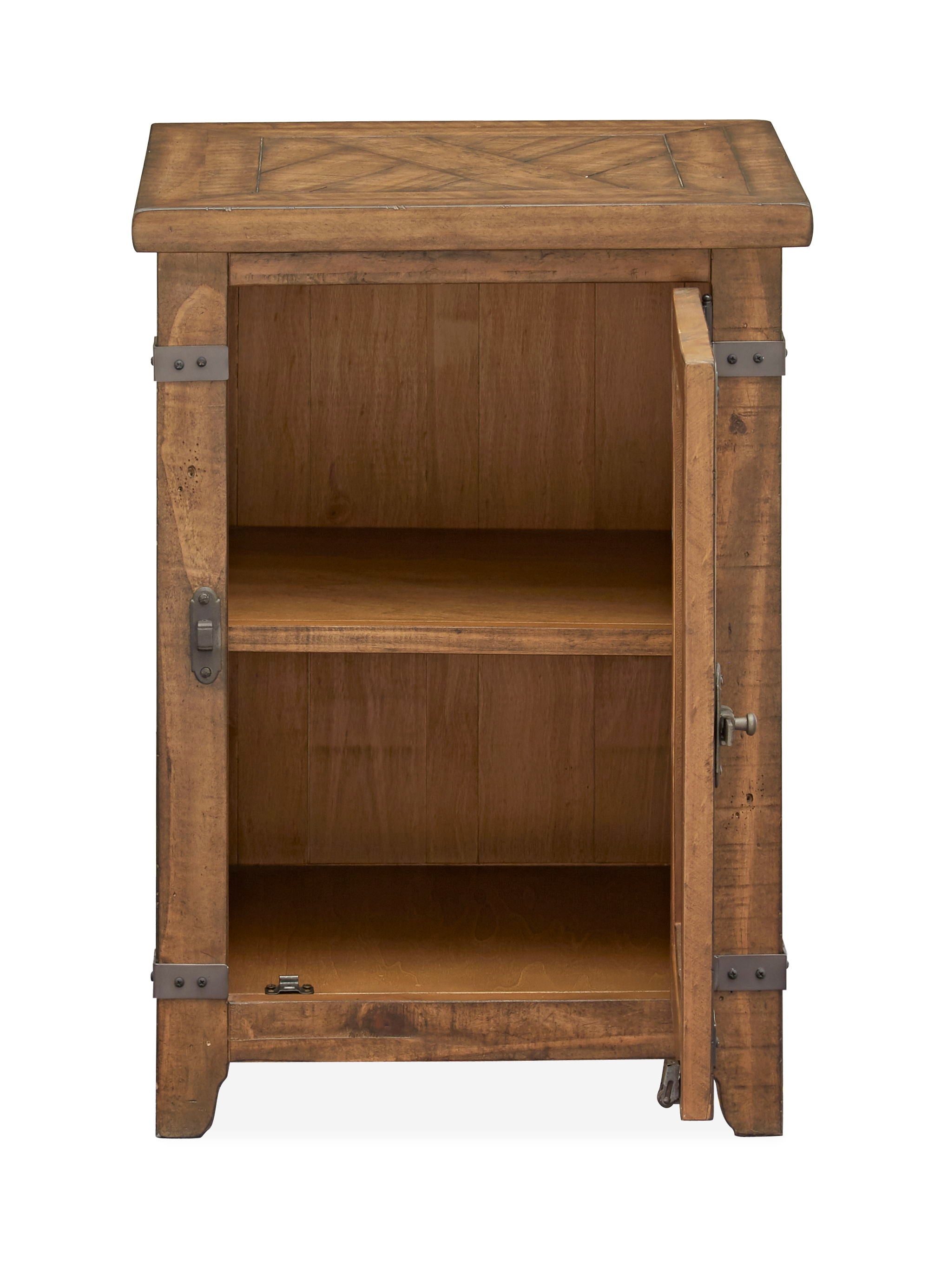 Chesterfield - Chairside End Table - Farmhouse Timber - Premium Chair Side Tables from Magnussen Furniture - Just $625! Shop now at brett interiors