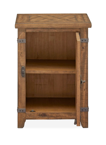 Chesterfield - Chairside End Table - Farmhouse Timber - Premium Chair Side Tables from Magnussen Furniture - Just $625! Shop now at brett interiors