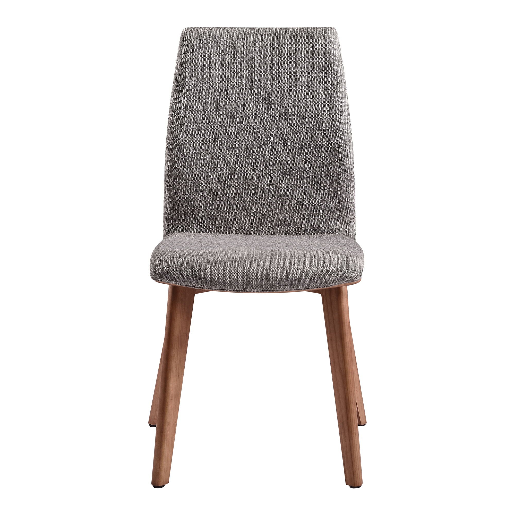 Archie - Mid-Century Dining Chair (Set of 2) - Walnut / Gray - Premium Chair Sets from Armen Living - Just $620! Shop now at brett interiors
