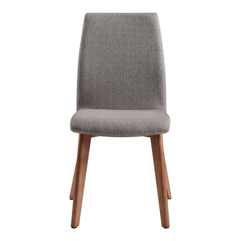 Archie - Mid-Century Dining Chair (Set of 2) - Walnut / Gray - Premium Chair Sets from Armen Living - Just $620! Shop now at brett interiors